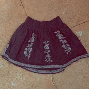 J Crew gauze mini skirt